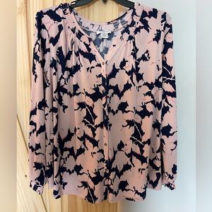 Liz Claiborne | Long sleeve floral blouse